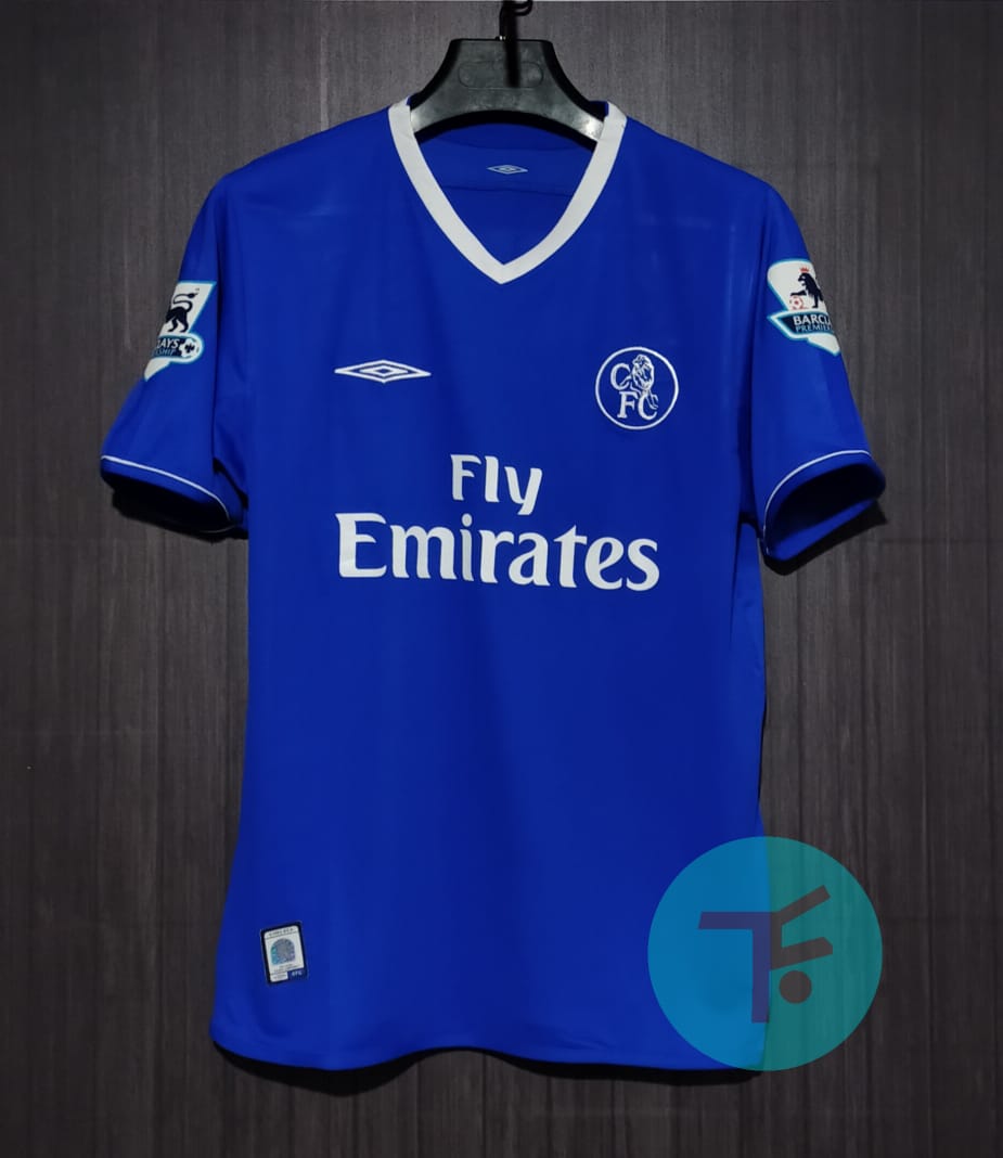 Chelsea FC Home Football Jersey Shirt 2003/05