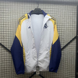 Real Madrid Windbreaker White-Blue and Yellow