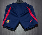 Barcelona blue - red shorts with pocket zip in Standard Quality