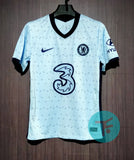 Printed: Werner-11 Chelsea Away T-shirt 20/21, Showroom Quality with EPL Badge