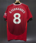 B. Fernandes Manchester United Home Printed T-shirt 24/25, Showroom Quality (Copy)