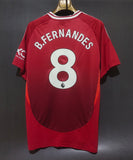 B. Fernandes Manchester United Home Printed T-shirt 24/25, Showroom Quality (Copy)