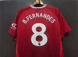 B. Fernandes Manchester United Home Printed T-shirt 24/25, Showroom Quality (Copy)