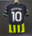 Grealish Manchester City Away Printed T-shirt 24/25, Showroom Quality