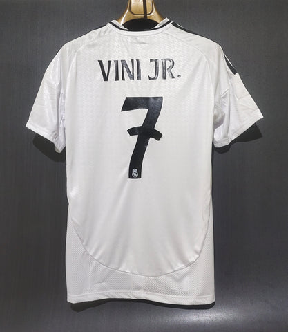 Vini Jr Real Madrid Home Printed T-shirt 24/25, Showroom Quality