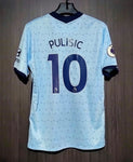Printed: Pulisic-10 Chelsea Away T-shirt 20/21, Showroom Quality with EPL Badge