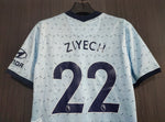 Printed: Ziyech-22 Chelsea Away T-shirt 20/21, Showroom Quality
