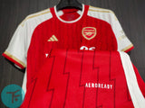 Arsenal Home T-shirt 23/24, Showroom Quality with EPL Font