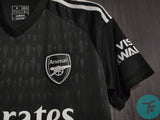 Arsenal Goalkeeper T-shirt 23/24, Showroom Quality with EPL Font