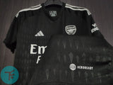 Arsenal Goalkeeper T-shirt 23/24, Showroom Quality with EPL Font