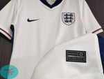 England Home 2024 Euro T-shirt, Showroom Quality