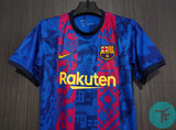 Barcelona Third 2021/22  Classic Retro with F. De Jong 21 print