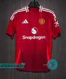 Manchester United Home T-shirt 24/25, Authentic Quality