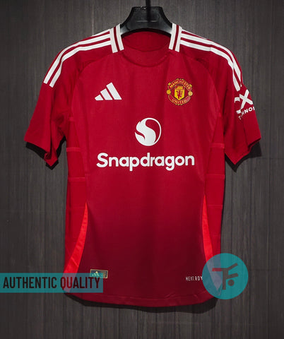 Manchester United Home T-shirt 24/25, Authentic Quality