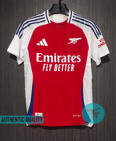 Arsenal Home T-shirt 24/25, Authentic Quality with EPL Font