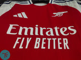 Arsenal Home T-shirt 24/25, Authentic Quality with EPL Font