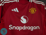 FULL HAND : Manchester United Home T-shirt 24/25, Authentic Quality with EPL Font