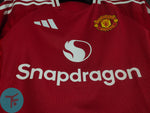 FULL HAND : Manchester United Home T-shirt 24/25, Authentic Quality with EPL Font