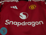 FULL HAND : Manchester United Home T-shirt 24/25, Authentic Quality with EPL Font