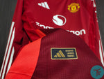 FULL HAND : Manchester United Home T-shirt 24/25, Authentic Quality with EPL Font