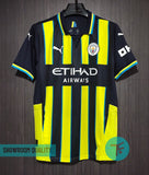 Manchester City Away T-shirt 24/25, Showroom Quality in EPL Font