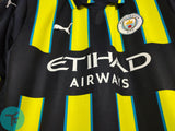 Manchester City Away T-shirt 24/25, Showroom Quality in EPL Font