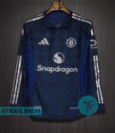 FULL HAND : Manchester United Away T-shirt 24/25, Authentic Quality with EPL Font