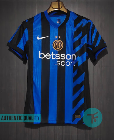 Inter Milan Home T-shirt 24/25, Authentic Quality