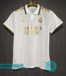 Real Madrid Concept White - Golden T-shirt 24/25, Authentic Quality