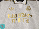 Real Madrid Concept White - Golden T-shirt 24/25, Authentic Quality