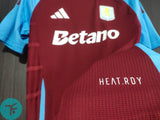 Aston Villa Home T-shirt 24/25, Authentic Quality with EPL Font