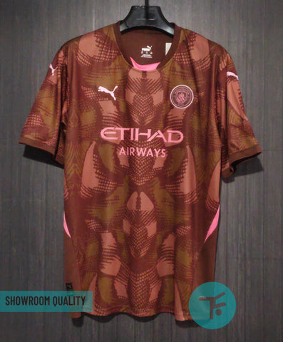 Manchester City Goalkeeper T-shirt 24/25, Showroom Quality with EPL Font