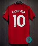 Printed : Manchester United Home T-shirt 23/24, Showroom Quality with Rashford 10 print