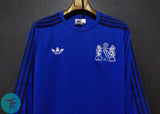 Manchester United x George Best x adidas Originals Long Sleeve Jersey Blue