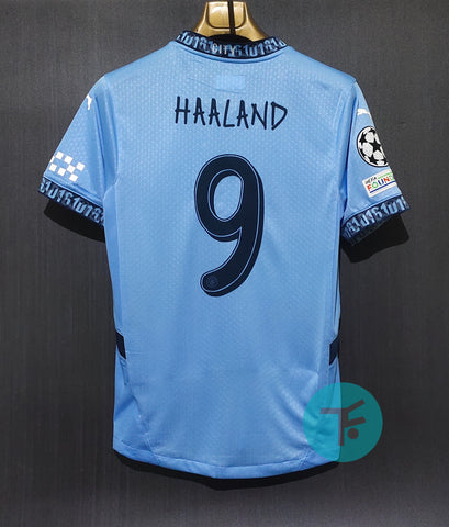 Haaland Manchester City Home Printed T-shirt 24/25, Authentic Quality