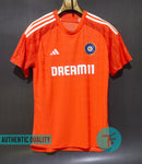 India Cricket Orange Training Jersey in Authentic Quality