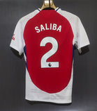 Saliba Printed Arsenal Home T-shirt 24/25, Authentic Quality