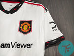 Printed: Antony-21 Manchester United Away T-shirt 22/23, Authentic Quality with EPL badges