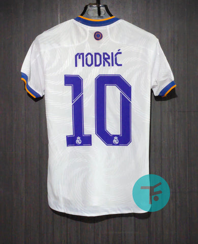 Real Madrid 21/22 Final Edition Home T-shirt ,Authentic Quality with UCL Badges