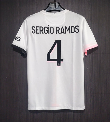 Printed: Sergio Ramos-4 PSG Home T-shirt 21/22, Showroom Quality