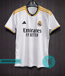 Printed : Real Madrid Home T-shirt 23/24, Showroom Quality with Vini Jr 7 print