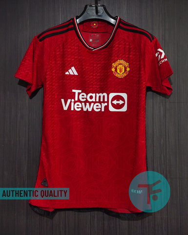 Manchester United Home T-shirt 23/24, Authentic Quality