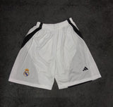 Real Madrid White Black First Copy Shorts