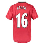 Manchester United 1998/99 Classic Home Retro with Keane print