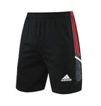Manchester United black-red shorts with pocket zip in Standard Quality