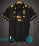 Real Madrid Concept Black - Golden T-shirt 24/25, Authentic Quality