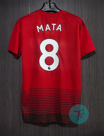 Manchester United 2018/19 Home Classic Retro with Mata 8 print