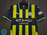 Manchester City Away T-shirt 24/25, Authentic Quality in EPL Font