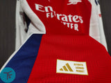 FULL HAND : Arsenal Home T-shirt 24/25, Authentic Quality with EPL Font