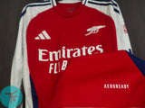 Arsenal Home Full sleeve T-shirt 24/25, Showroom Quality with EPL Font